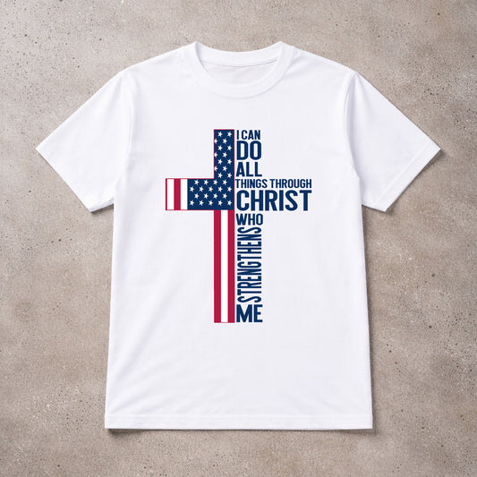 American Flag Cross