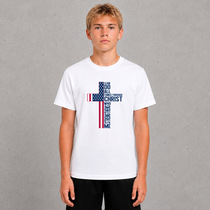 American Flag Cross