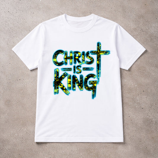 Christ is King - Neon Paint Splatter