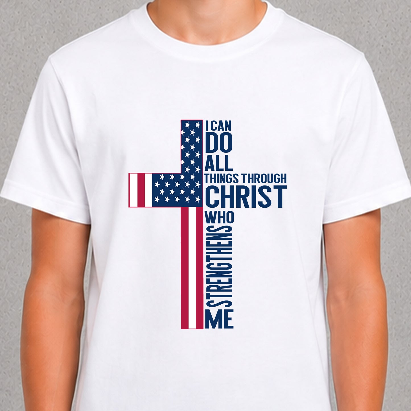 American Flag Cross