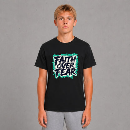 Faith Over Fear - Teal