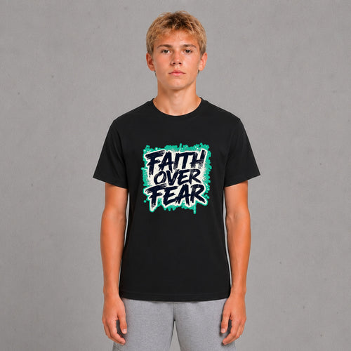 Faith Over Fear - Teal