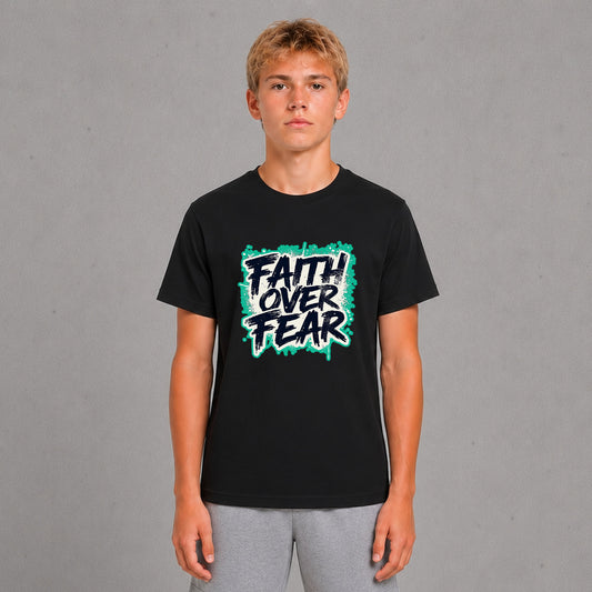Faith Over Fear - Teal