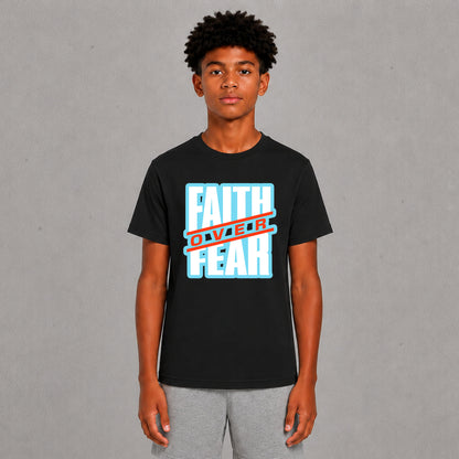 Faith Over Fear - Light Blue