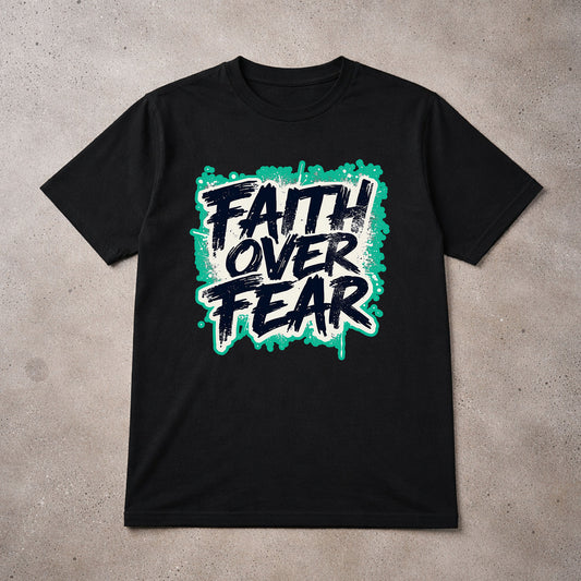 Faith Over Fear - Teal