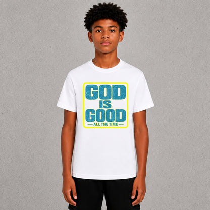 God Is Good - Yellow & Teal