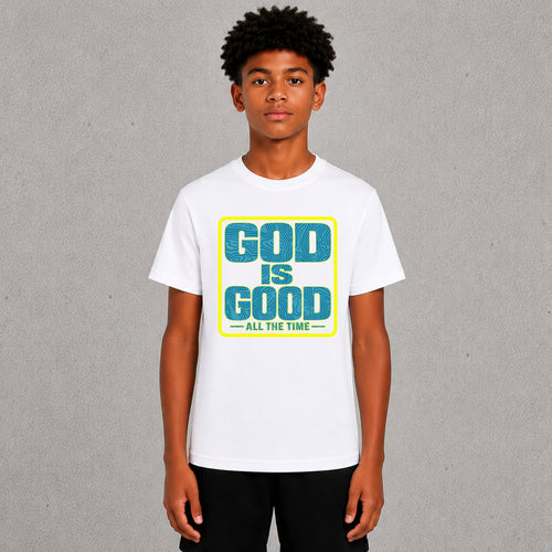 God Is Good - Yellow & Teal
