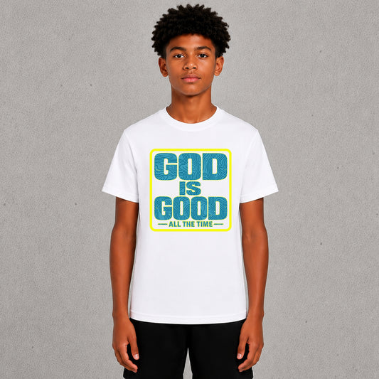 God Is Good - Yellow & Teal