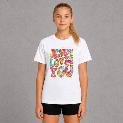 Jesus Loves You - Floral