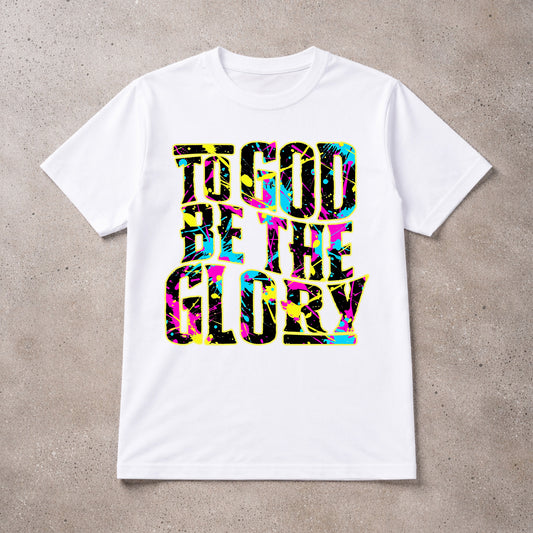 To God Be The Glory - Neon