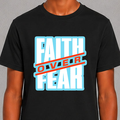 Faith Over Fear - Light Blue