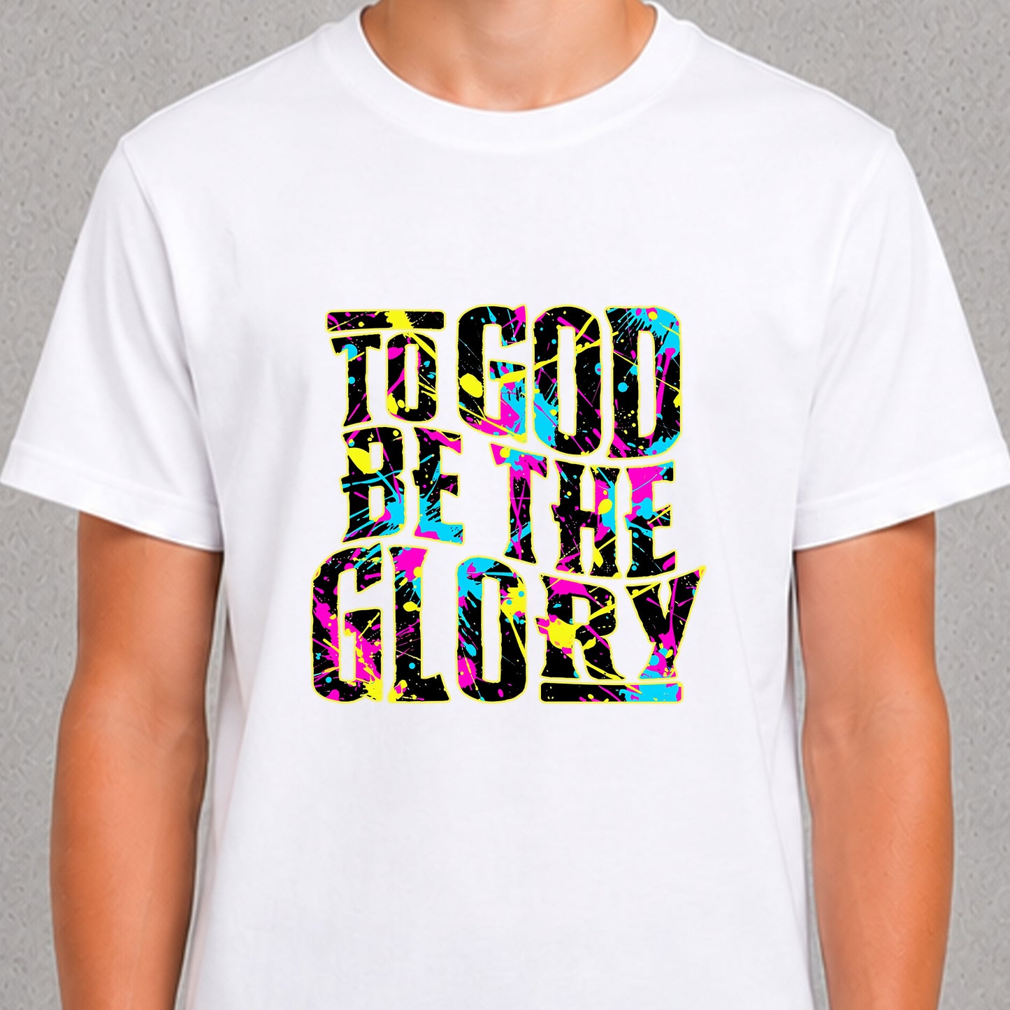 To God Be The Glory - Neon