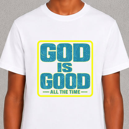 God Is Good - Yellow & Teal